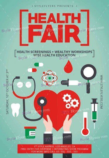 Health Fair Flyer Template Sarseh Com Health Fair Flyer Template Sarseh Com