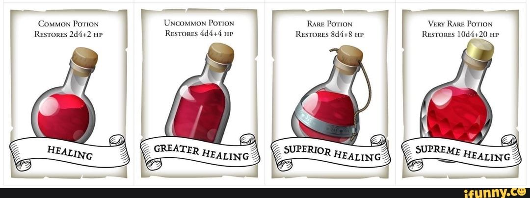 Health Potion Dnd 5E