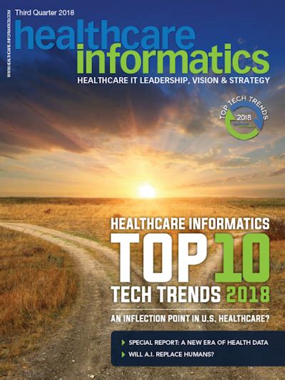 Healthcare Informatics Magazine Issue Archive Healthcare Innovation Healthcare Informatics Magazine Issue Archive Healthcare Innovation