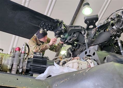 Helicopter Mechanic In The Army
