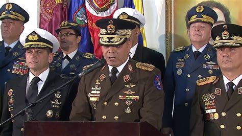 High Ranking Military Officials Reiterate Support For Maduro Youtube High Ranking Military Officials Reiterate Support For Maduro Youtube