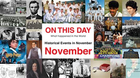 Historical Events In November On This Day Youtube Historical Events In November On This Day Youtube