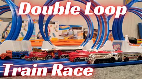 Hot Wheels Rapid Transit Trains 6 Lane Double Loop Race Youtube Hot Wheels Rapid Transit Trains 6 Lane Double Loop Race Youtube
