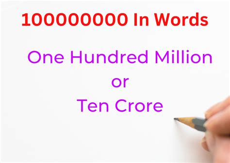 How Much Is 100000000