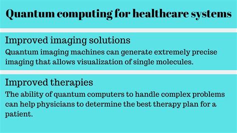 How Quantum Computing Can Improve Healthcare Systems How Quantum Computing Can Improve Healthcare Systems