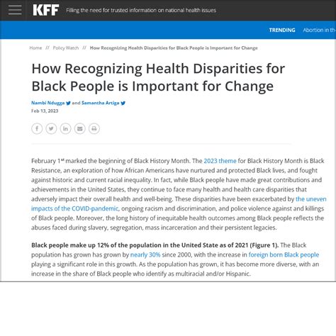 How Recognizing Health Disparities For Black People Is Important For How Recognizing Health Disparities For Black People Is Important For