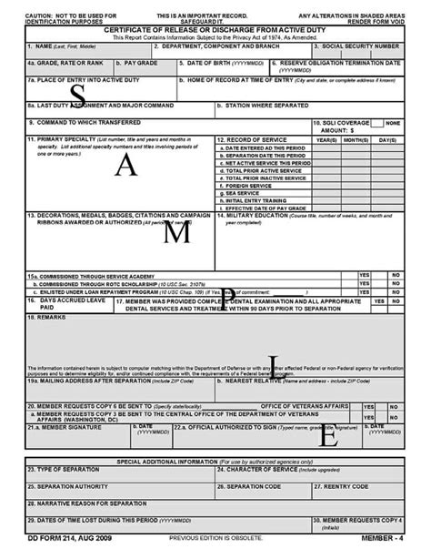 How To Read A Dd Form 214 How To Read A Dd Form 214