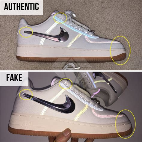 How To Spot Fake Travis Scott Air Force 1 Legit Check By Ch How To Spot Fake Travis Scott Air Force 1 Legit Check By Ch