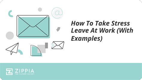 How To Take Stress Leave At Work With Examples Zippia How To Take Stress Leave At Work With Examples Zippia