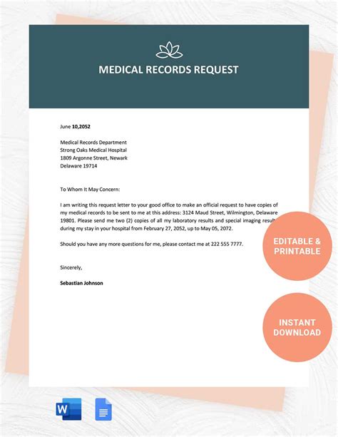 How To Write A Letter Requesting Your Medical Records At Harry Quintana How To Write A Letter Requesting Your Medical Records At Harry Quintana