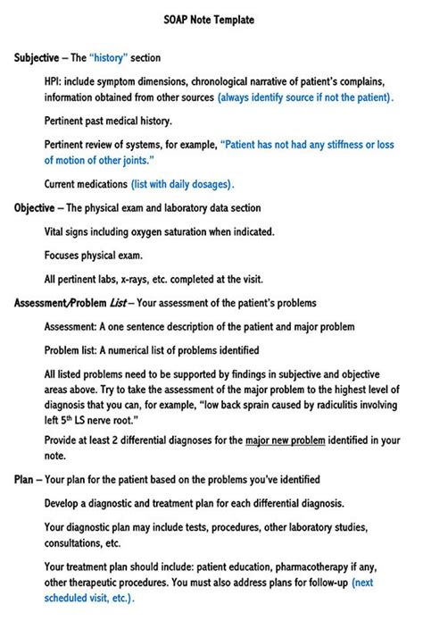 How To Write A Soap Note 20 Soap Note Examples How To Write A Soap Note 20 Soap Note Examples