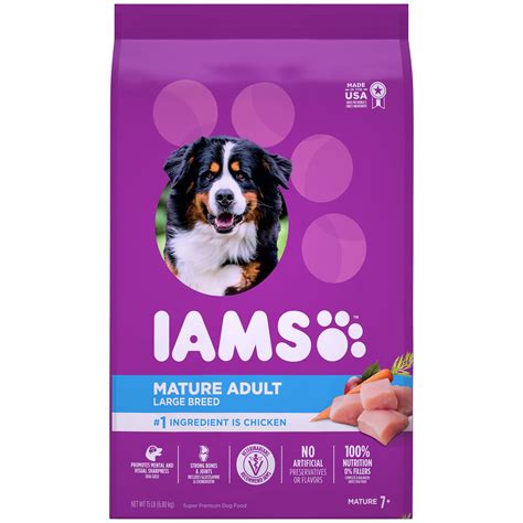 Iams Proactive Health Mature Adult Large Breed Dry Dog Food Chicken 15 Iams Proactive Health Mature Adult Large Breed Dry Dog Food Chicken 15