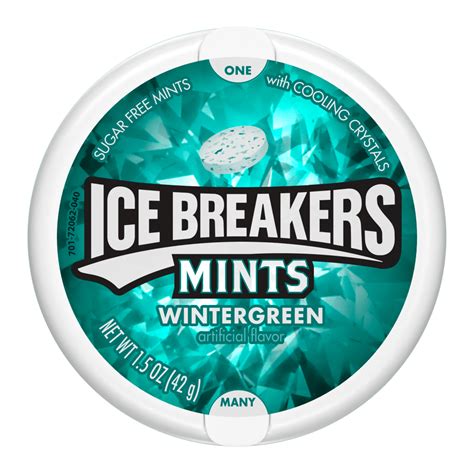 Ice Breakers Wintergreen Sugar Free Mints 1 5 Oz Puck Ice Breakers Wintergreen Sugar Free Mints 1 5 Oz Puck