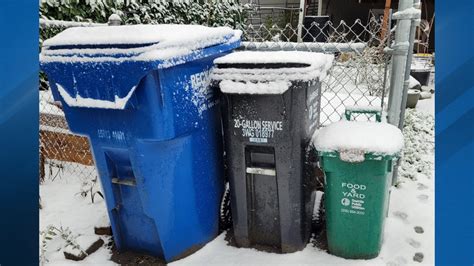 Icy Roads Impacting Trash Pickup In King County Icy Roads Impacting Trash Pickup In King County