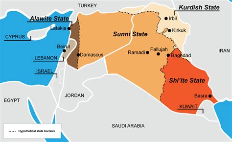 If The Borders Of Iraq And Syria Were Redrawn Upon Religious Lines If The Borders Of Iraq And Syria Were Redrawn Upon Religious Lines