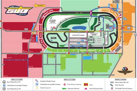 Indianapolis 500 Track Map Indianapolis 500 Track Map