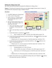 Intro To Half Life Phet Lab Radioactive Dating Game Answer Key Intro To Half Life Phet Lab Radioactive Dating Game Answer Key