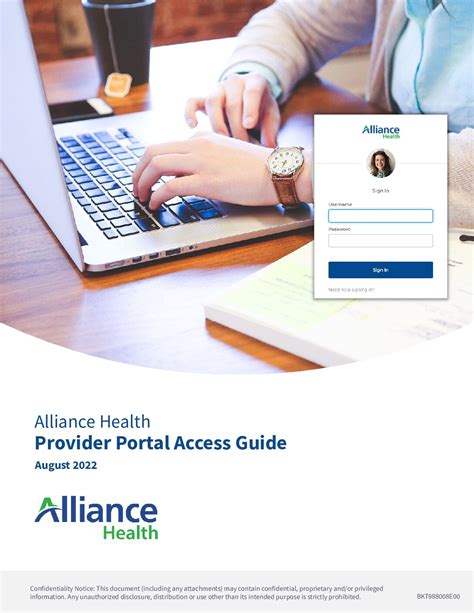 Introducing The New Alliance Health Provider Portal Alliance Health Introducing The New Alliance Health Provider Portal Alliance Health