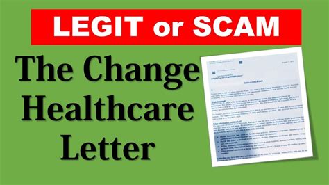 Is This Change Healthcare Data Breach Letter A Scam What To Know Is This Change Healthcare Data Breach Letter A Scam What To Know
