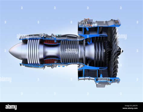 Jet Engine Cross Section