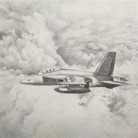 Jet Pencil Drawing Jet Pencil Drawing