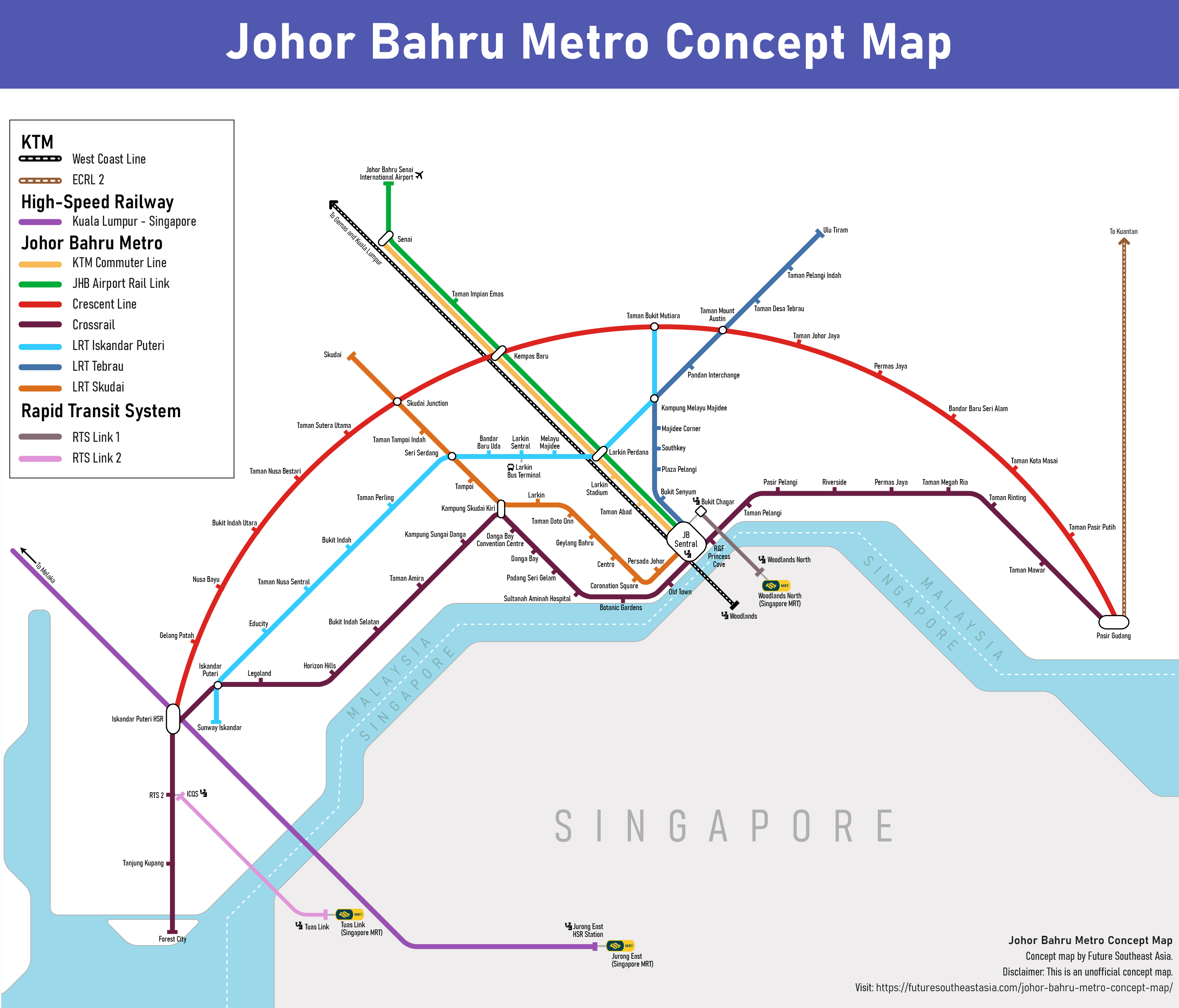 Johor Bahru Metro Concept Map Johor Bahru Metro Concept Map