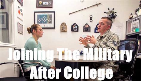 Joining The Military After College
