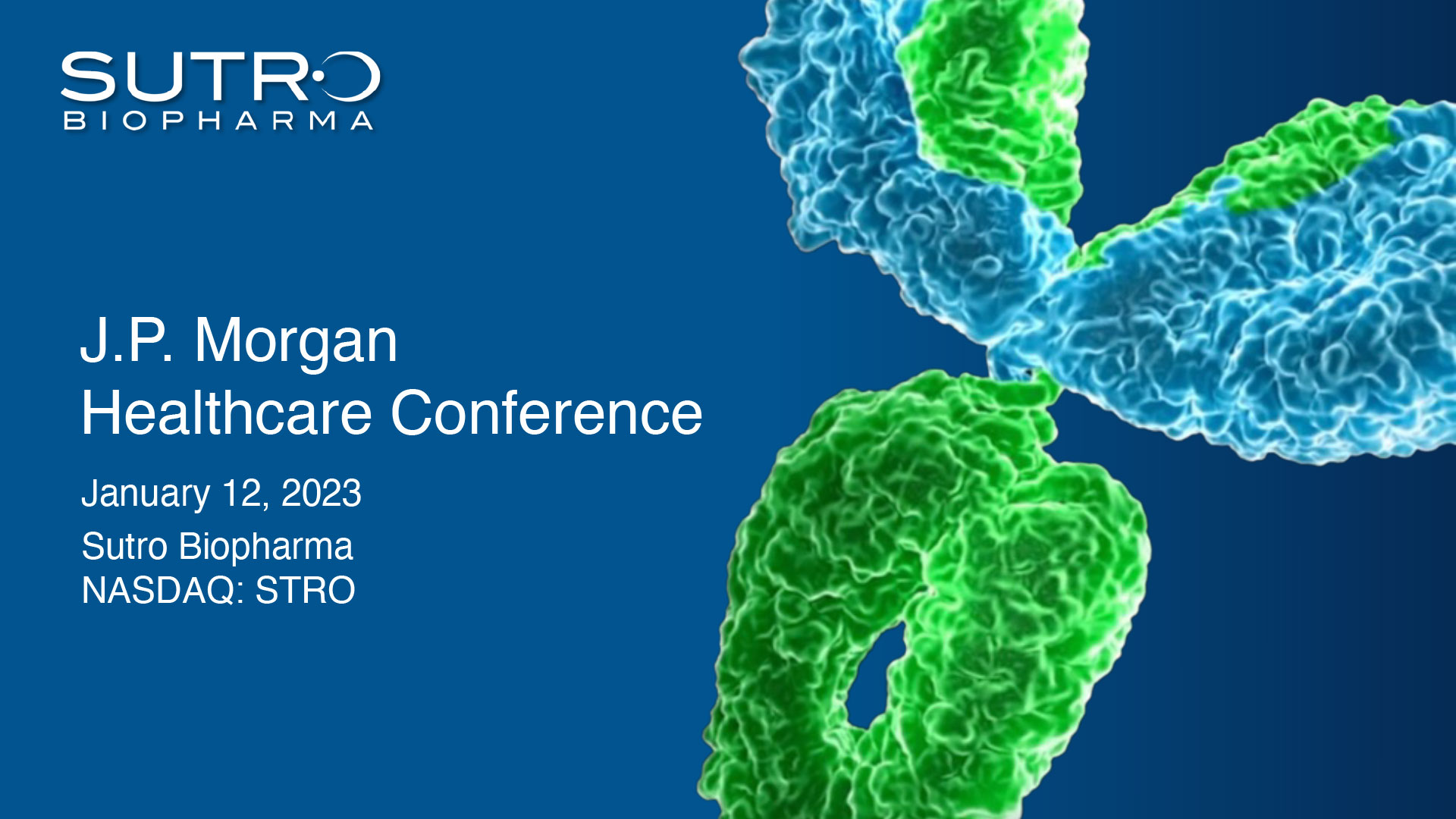 Jp Morgan Healthcare Conference