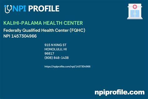 Kalihi Palama Health Center Npi 1457304966 Clinic Center In Kalihi Palama Health Center Npi 1457304966 Clinic Center In