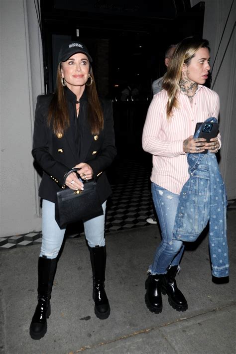 Kyle Richards And Morgan Wade Leaves Craig S Restaurant In West Kyle Richards And Morgan Wade Leaves Craig S Restaurant In West