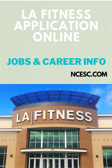 La Fitness Jobs
