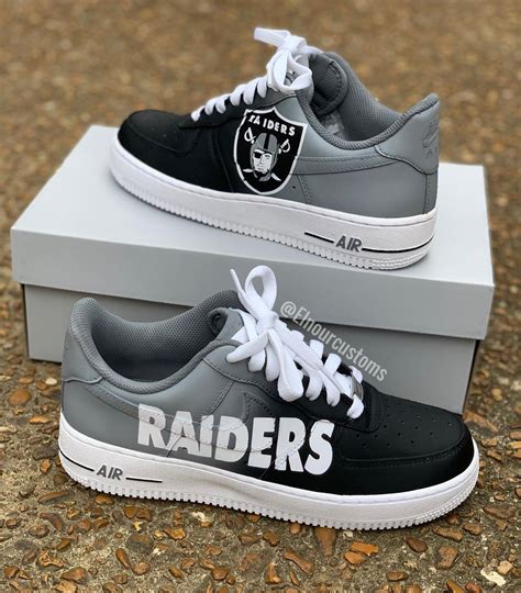 Las Vegas Raiders Air Force 1 Custom Daniel Customs Las Vegas Raiders Air Force 1 Custom Daniel Customs