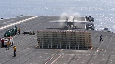 Launch Of Aircraft Carrier