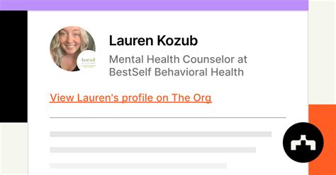 Lauren Kozub Mental Health Counselor At Bestself Behavioral Health Lauren Kozub Mental Health Counselor At Bestself Behavioral Health