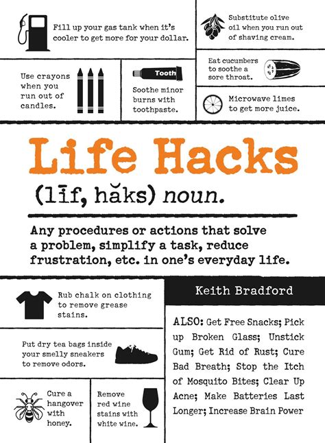 Life Hacks Book By Keith Bradford Official Publisher Page Simon Life Hacks Book By Keith Bradford Official Publisher Page Simon