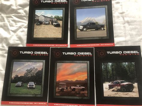 Lot Of 5 Turbo Diesel Register Tdr Magazines 2021 2022 2023 Ram Lot Of 5 Turbo Diesel Register Tdr Magazines 2021 2022 2023 Ram