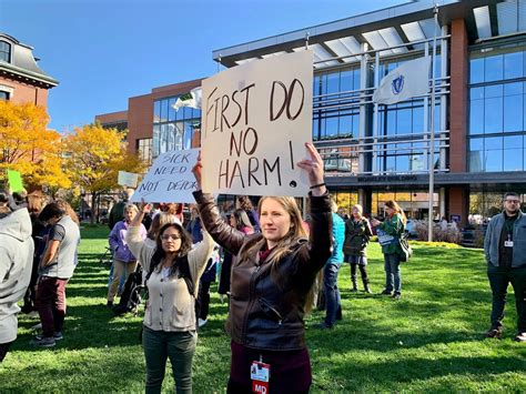 Love Our Patients Boston Medical Center Staff Protest President Love Our Patients Boston Medical Center Staff Protest President
