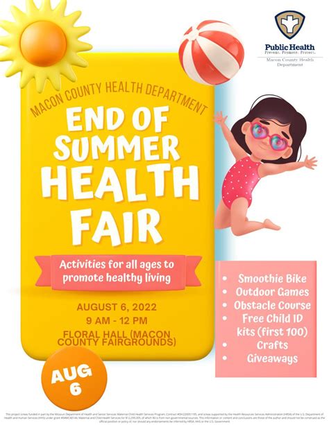 Macon County Health Department S End Of Summer Health Fair Macon County Health Department S End Of Summer Health Fair