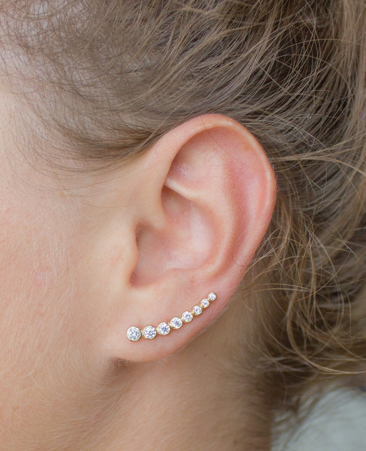 Macy S Cubic Zirconia Ear Crawlers In 10K Gold Reviews Earrings Macy S Cubic Zirconia Ear Crawlers In 10K Gold Reviews Earrings