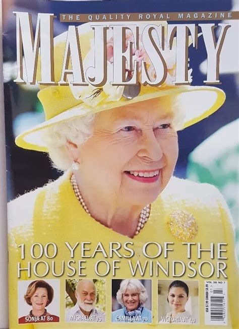 Majesty July 2017 Vol 38 No 7 100 Years Of The House Of Windsor Free