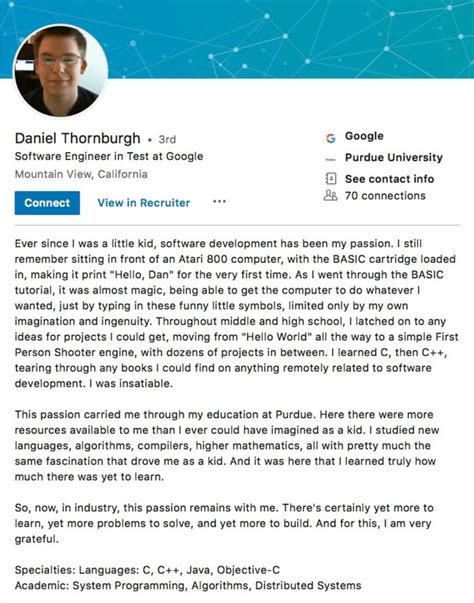 Make Your Linkedin Profile Great Superb Tips Linkedin Profile Examples Make Your Linkedin Profile Great Superb Tips Linkedin Profile Examples