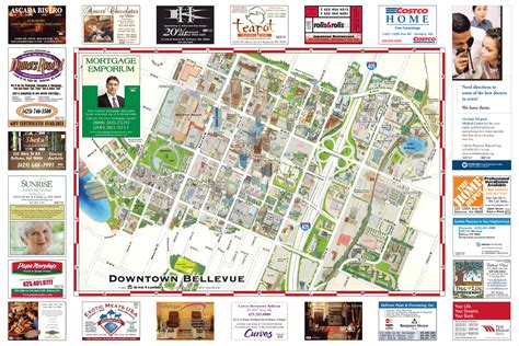 Map of Bellevue Washington