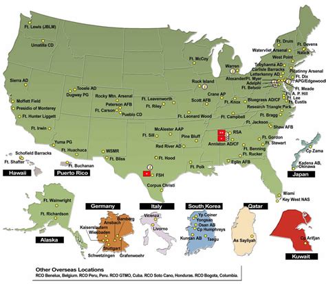 Map Of Usa Military Bases Printable Map Of Usa Map Of Usa Military Bases Printable Map Of Usa