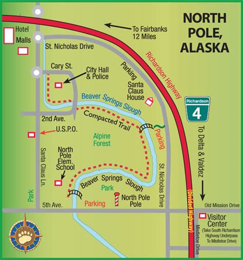 Maps Of Alaska Roads By Bearfoot Guides Map Of North Pole Alaska Maps Of Alaska Roads By Bearfoot Guides Map Of North Pole Alaska