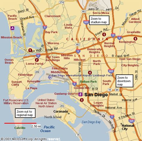 Maps Of San Diego Area Maps Of San Diego Area