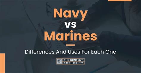 Marine And Navy Difference