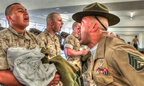 Marine Corps Boot Camp Recruits Meet Drill Instructors Aiirsource Marine Corps Boot Camp Recruits Meet Drill Instructors Aiirsource