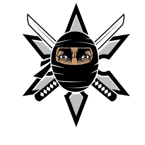 Masked Ninja Warrior Free Svg