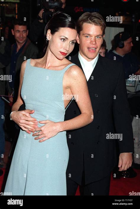 Matt Damon And Minnie Driver Hi Res Stock Photography And Images Alamy Matt Damon And Minnie Driver Hi Res Stock Photography And Images Alamy