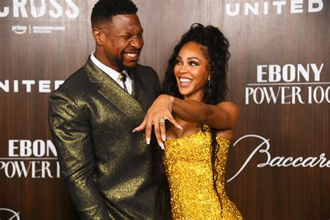 Meagan Good Jonathan Majors Reveal Engagement At Ebony Power 100 Gala Meagan Good Jonathan Majors Reveal Engagement At Ebony Power 100 Gala